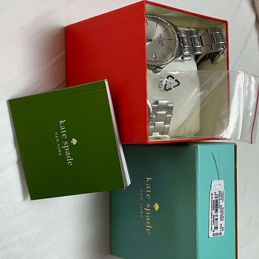 Kate Spade Silver-Tone Watch with Bracelet